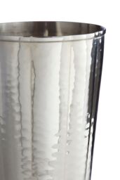 Orsina Hammered Bathroom Tumbler in Silver - thumbnail 5