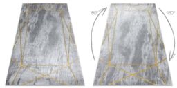 RugsX Emerald Rug in Grey - Size: 160 cm x 220 cm - thumbnail 3