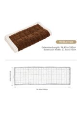 Living and Home Plush Quilted Non-slip Sofa Protector in Brown - Size: Small - thumbnail 8