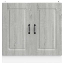 Berkfield Home Sink Base Cabinet Kalmar Grey Sonoma 80x46x81.5 cm Engineered Wood - thumbnail 4