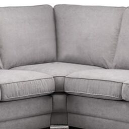 Furnishings For Less UK Milan 5 Seater L Shaped Corner Sofa Full Back Chesterfield Arms Grey 2 Corner 2 - thumbnail 3