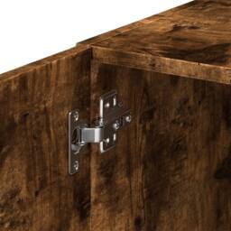 Berkfield Home Wall Cabinet Smoked Oak 30x42.5x40 cm Engineered Wood in Brown - thumbnail 9