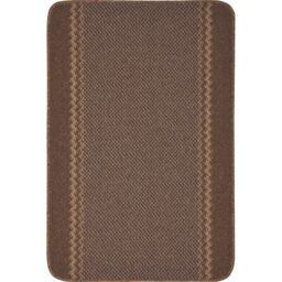 THE RUGS Washable Designer Rugs & Mats Lined Bordered Design in Brown - 116Br - Size: 67 cm x 180 cm - thumbnail 5