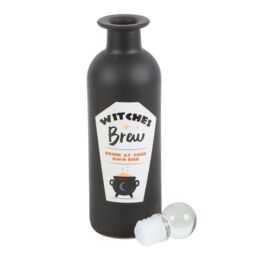 Something Different Witches Brew Glass Potion Bottle in Black - thumbnail 3