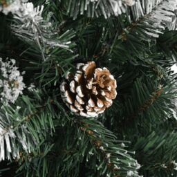 Berkfield Home Artificial Christmas Tree with Stand Green 240 cm PVC - thumbnail 6