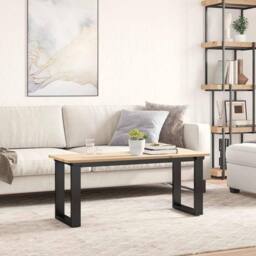 Berkfield Home Table Top 110x40x1.7 cm Rectangular Solid Wood Pine in Light Tan