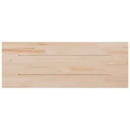 Berkfield Home Table Top 110x40x1.7 cm Rectangular Solid Wood Pine in Light Tan - thumbnail 6