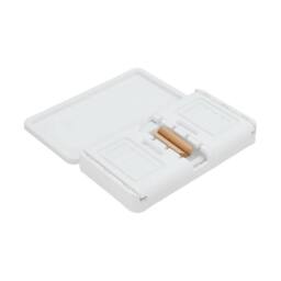 KORVIXA 3PCS Foldable Plastic Storage Box in White - thumbnail 3