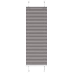 Berkfield Home Pleated Blind Anthracite 45x150 cm Fabric Width 44.4 cm Polyester in Dark Grey - thumbnail 2