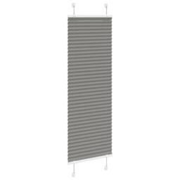 Berkfield Home Pleated Blind Anthracite 45x150 cm Fabric Width 44.4 cm Polyester in Dark Grey