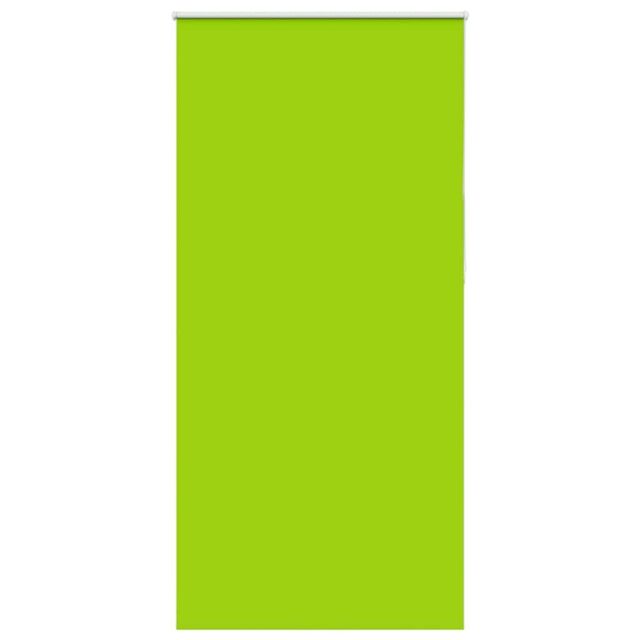 Berkfield Home Roller Blind Blackout Leaves Green 110x230 cm Fabric Width 105.7 cm Polyester - image 1
