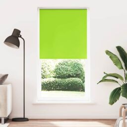 Berkfield Home Roller Blind Blackout Leaves Green 110x230 cm Fabric Width 105.7 cm Polyester - thumbnail 2