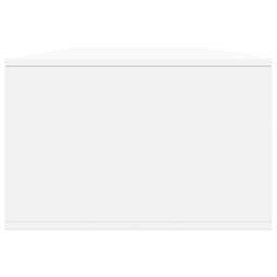 Berkfield Home Modern Coffee Table White 102x55x35 cm Engineered Wood - Size: 102 x 55 x 35 cm - thumbnail 5