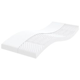 Berkfield Home Foam Mattress White 90x190 cm 7-Zone Hardness 20 ILD - thumbnail 1