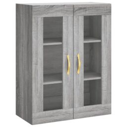Berkfield Home Highboard Grey Sonoma 69.5x34x180 cm Engineered Wood - thumbnail 5