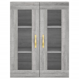 Berkfield Home Highboard Grey Sonoma 69.5x34x180 cm Engineered Wood - thumbnail 6