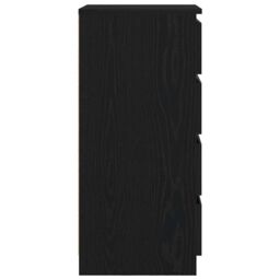 Berkfield Home Sideboard Black Oak 37.5x35x76 cm Engineered Wood - thumbnail 7