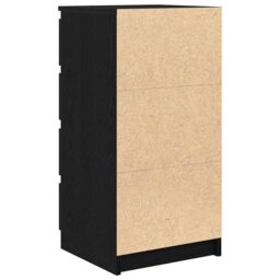 Berkfield Home Sideboard Black Oak 37.5x35x76 cm Engineered Wood - thumbnail 8