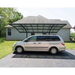 Palram Carport Arizona Wave Single 5000 Single, L495 x W289 x H273.5 cm, Grey - thumbnail 6