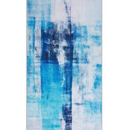 Wyld and Coco Blue Multicolour 80 x 150 cm 3D Print Low-Pile Rug - Size: 80 cm x 150 cm - thumbnail 2