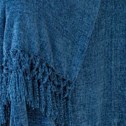 Luxury Living 100% Acrylic Throw - 200cm x 150cm - Cobalt - Size: 200 cm x 150 cm - thumbnail 3