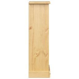Berkfield Home Bookcase Corona 46x29x100 cm Solid Wood Pine in Brown - Size: 46 x 29 x 100 cm - thumbnail 5