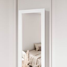 CARME HOME Amelia White Mirrored Jewellery Cabinet - thumbnail 2