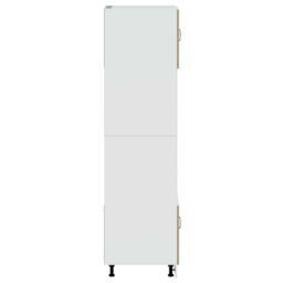 Berkfield Home Oven Cabinets 2 pcs Lucca Sonoma Oak Engineered Wood in Brown - thumbnail 6