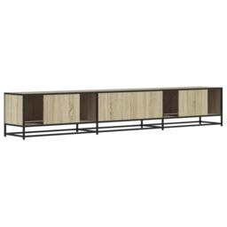 Berkfield Home TV Cabinet Sonoma Oak 240x35x41 cm Engineered Wood in Brown - Size: 240 x 35 x 41 cm - thumbnail 6