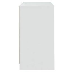 Berkfield Home Sideboard White 70x41x75 cm Engineered Wood - Size: 70 x 41 x 75 cm - thumbnail 4
