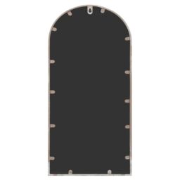 Berkfield Home Garden Mirror Sand 70x30 cm Iron for Outdoor Use in Cream - thumbnail 4