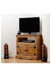 Seconique Corona Corner TV Cabinet in Natural - thumbnail 1