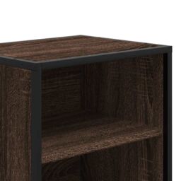 Berkfield Home Bedside Cabinets 2 pcs Brown Oak 40x31x50 cm Engineered Wood & Metal - Size: 40 x 31 x 50 cm - thumbnail 9