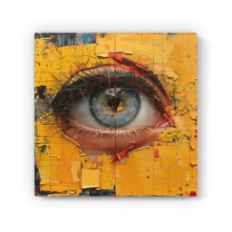 "Warren Reed - Designer Ethereal Gaze Canvas - Size: W16"" x H16""" - thumbnail 2