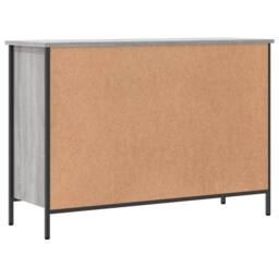 Berkfield Home Shoe Cabinet Grey Sonoma 100x35x70 cm Engineered Wood - Size: 100 x 35 x 70 cm - thumbnail 6