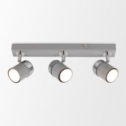 ValueLights Rosie 3 Way Grey Ceiling Bar Spotlight - thumbnail 3