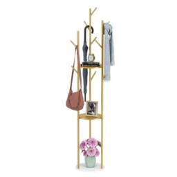 Havendro Golden Metal Coat Rack With Marble Base in Gold - thumbnail 4