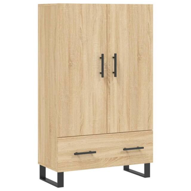 Berkfield Home Highboard Sonoma Oak 69.5x31x115 cm Engineered Wood in Brown - image 1