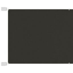 Berkfield Home Vertical Awning Anthracite 140x800 cm Oxford Fabric in Black - thumbnail 1
