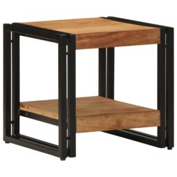Berkfield Home Coffee Table 40x50x38 cm Solid Wood Acacia in Brown - Size: 40 x 50 x 38 cm - thumbnail 3