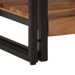 Berkfield Home Coffee Table 40x50x38 cm Solid Wood Acacia in Brown - Size: 40 x 50 x 38 cm - thumbnail 8