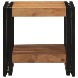 Berkfield Home Coffee Table 40x50x38 cm Solid Wood Acacia in Brown - Size: 40 x 50 x 38 cm - thumbnail 4