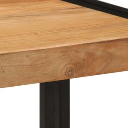 Berkfield Home Coffee Table 40x50x38 cm Solid Wood Acacia in Brown - Size: 40 x 50 x 38 cm - thumbnail 7