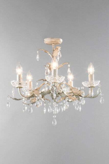 BHS Lighting Paisley Chandelier in Cream - image 1