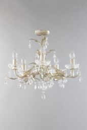 BHS Lighting Paisley Chandelier in Cream - thumbnail 2