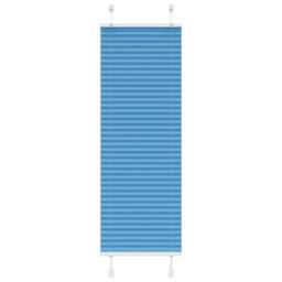 Berkfield Home Pleated Blind Blue 50x150 cm Fabric Width 49.4 cm Polyester - thumbnail 2