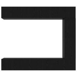 Berkfield Home Modern 5 Piece TV Cabinet Set Wall-mounted Black Oak Engineered Wood - thumbnail 8