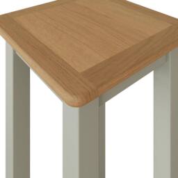 VOGREX Sage Green Oak Side Table Living Room - thumbnail 3