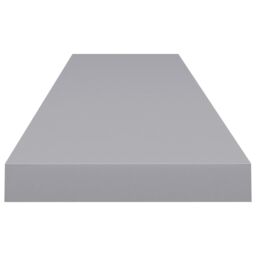 Berkfield Home Floating Wall Shelves 4 pcs Grey 120x23.5x3.8 cm MDF - thumbnail 5