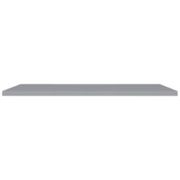 Berkfield Home Floating Wall Shelves 4 pcs Grey 120x23.5x3.8 cm MDF - thumbnail 4